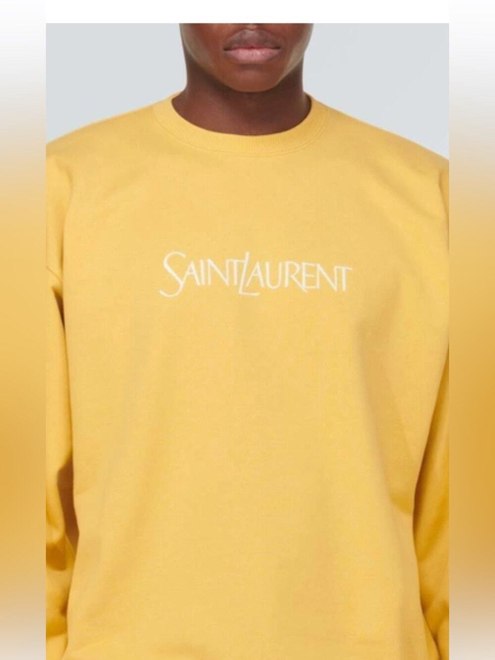 Men's Saint Laurent jersey cotton sweatshirt, size XL made in France